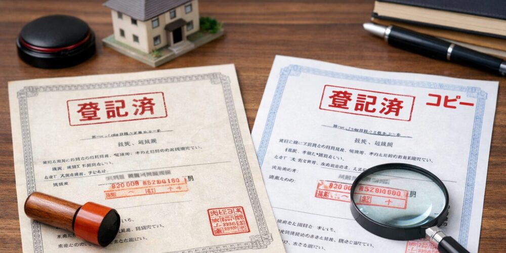 権利証、カラーコピー